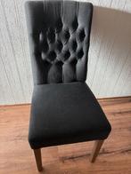 6 mooie antraciet eetstoelen, Huis en Inrichting, Stoelen, Ophalen, Hout, Zo goed als nieuw, Grijs