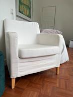 Ecru leunstoel van IKEA, Huis en Inrichting, Fauteuils, Ophalen, Gebruikt, Minder dan 75 cm, Tijdloos