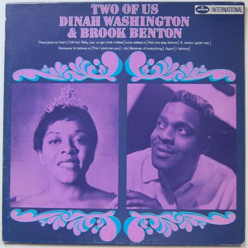 Dinah Washington & Brook Benton - Two Of Us., Cd's en Dvd's, Vinyl | R&B en Soul, Zo goed als nieuw, R&B, 1960 tot 1980, 12 inch