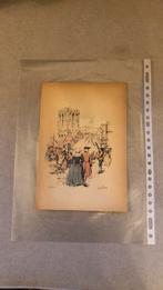 Anton Pieck litho ( oude litho), Antiek en Kunst, Ophalen of Verzenden