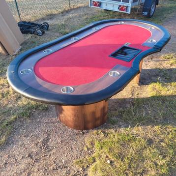 Luxe pokertafel! A-kwaliteit speelveld en rand + poten! beschikbaar voor biedingen