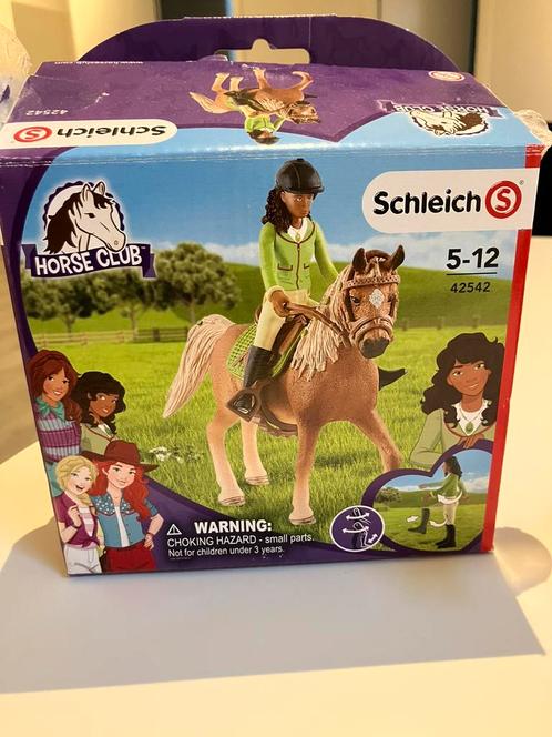 Schleich Horse Club - Sarah en Mystery (42542), Verzamelen, Speelgoed, Zo goed als nieuw, Ophalen