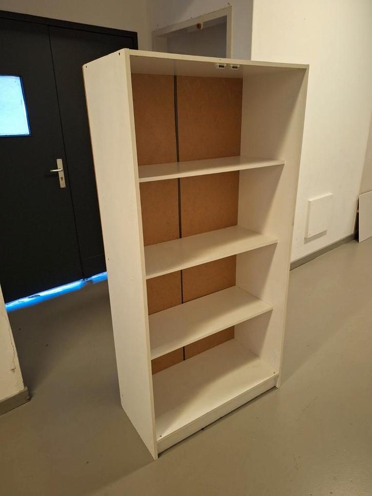 Witte Stellingkast met Planken, Huis en Inrichting, Kasten | Boekenkasten, Ophalen