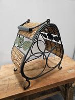 LEUK VINTAGE FRANS WIJNREK, Huis en Inrichting, Woonaccessoires | Wijnrekken, Gebruikt, Ophalen of Verzenden, Minder dan 5 flessen