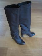 Exclusieve bruin leren laarzen PATRIZIA PEPE 36 snazzeys, Kleding | Dames, Hoge laarzen, Bruin, Verzenden, Zo goed als nieuw
