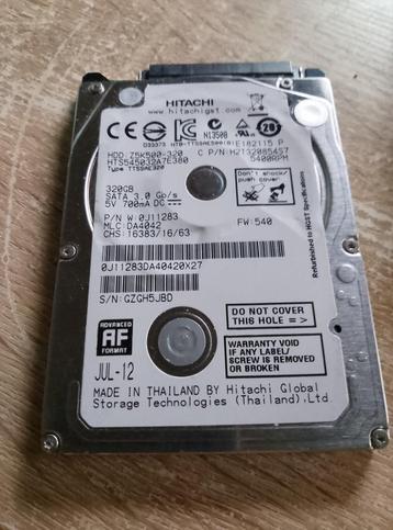 320 GB Harde schijf beschikbaar voor biedingen