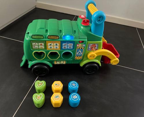 Vtech sorteer en leer recycle truck, Kinderen en Baby's, Speelgoed | Vtech, Zo goed als nieuw, 6 maanden tot 2 jaar, Ophalen of Verzenden
