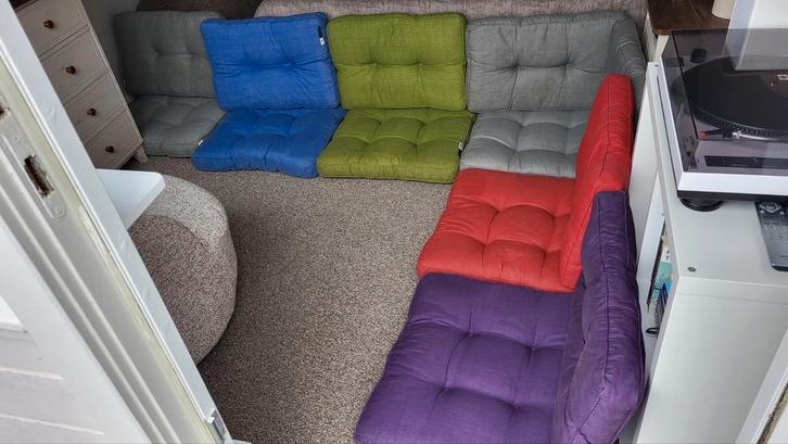 Madison Tuinkussens Hoekbank, Huis en Inrichting, Stoelen, Gebruikt, Eén, Ophalen