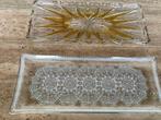 2 glazen Cakeschalen (cake schalen), Cake schaal, Antiek en Kunst, Ophalen of Verzenden