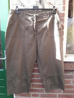 Olijf groen capri van YESSICA, 52, 100% katoen, Verzenden, Zo goed als nieuw, Groen, Broek of Spijkerbroek