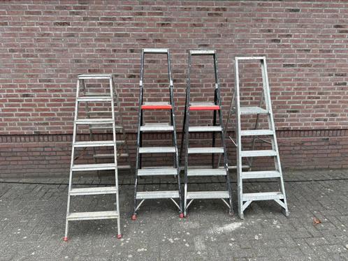 Diverse trappen o.a. Altrex Taurus, Doe-het-zelf en Verbouw, Ladders en Trappen, Gebruikt, Trap, Minder dan 2 meter, Ophalen of Verzenden
