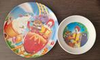 Vintage McDonalds Bord en schaaltje, Ophalen of Verzenden, Gebruikt