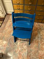 Blauwe Stokke Tripp Trapp Stoel, Kinderen en Baby's, Kinderstoelen, Ophalen of Verzenden, Gebruikt, Meegroeistoel, Gordel(s)