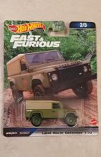 Hot Wheels Fast & Furious Land Rover Defender 110, Hobby en Vrije tijd, Ophalen of Verzenden, Nieuw, Auto