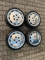 Porsche 16inch velgen 5x130 met adapters voor VW Golf 2 GTi, Ophalen, Zo goed als nieuw
