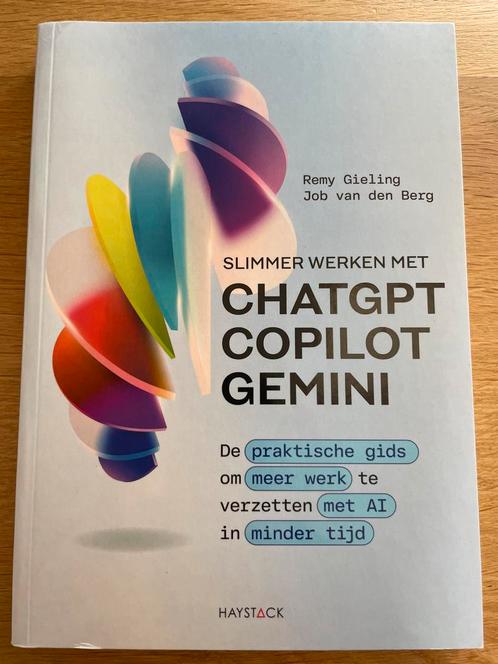 ChatGPT, Copilot, Gemini - Slimmer Werken met AI, Boeken, Informatica en Computer, Zo goed als nieuw, Software, Ophalen of Verzenden