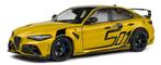 Alfa Romeo Giulia GTA '22, geel, Hobby en Vrije tijd, Modelauto's | 1:18, Nieuw, Solido, Ophalen of Verzenden, Auto