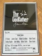 Gesigneerde the godfather door James Caan (Sonny Corleone), Ophalen of Verzenden, Zo goed als nieuw, Rechthoekig Staand, Film en Tv