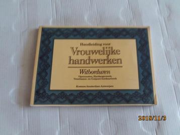 vrouwelijk handwerken - witborduren beschikbaar voor biedingen