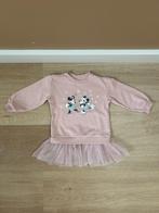 Z.g.a.n. Roze sweaterdress met tule, H&M, Minnie, maat 86, Kinderen en Baby's, Babykleding | Maat 86, Meisje, Jurkje of Rokje