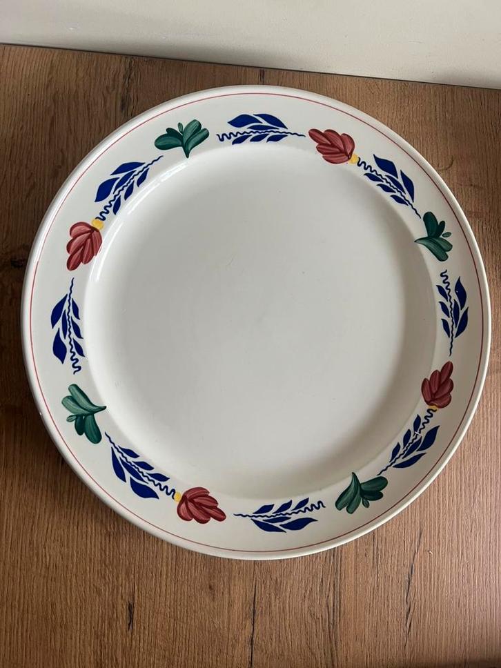 Boerenbond - taartbord 32,5cm, Huis en Inrichting, Keuken | Servies, Zo goed als nieuw, Bord(en), Overige stijlen, Ophalen of Verzenden
