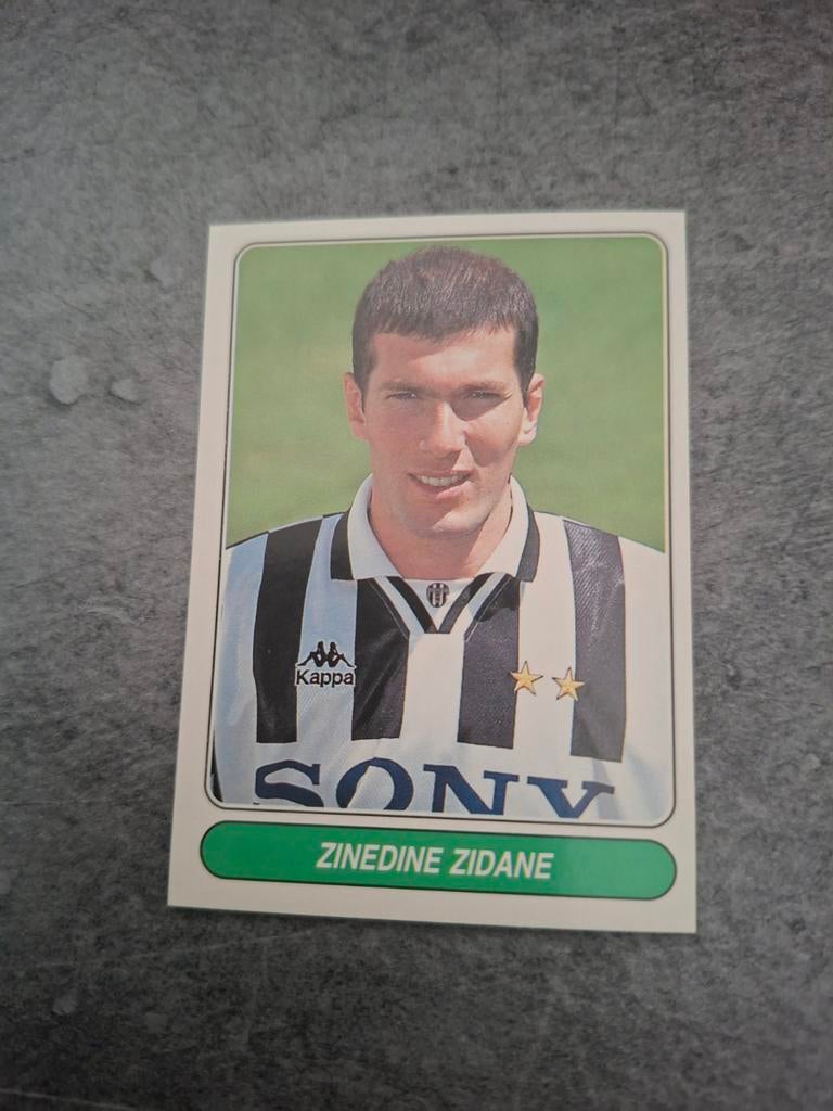Panini sticker European Football Stars. Zidane Juventus., Verzenden, Zo goed als nieuw, Sticker