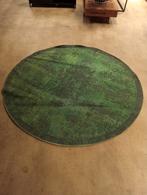 Nieuw rond vloerkleed Yves 200cm groen nu €45, Huis en Inrichting, Ophalen, Groen, ., Industrieel landelijk koloniaal boheems barok brocante