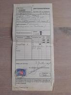 ontvangstbewijs inname Distributie stamkaart Walcheren 1948, Geen, Overige typen, Overige soorten, Ophalen of Verzenden