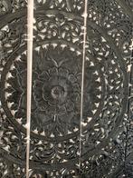 Houten wand /muur decoratie/ paneel zeer groot / hoofdbord, Ophalen, Zo goed als nieuw