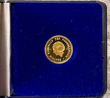 Gouden munt 5 gulden 1980 Beatrix Ned. Antillen  beschikbaar voor biedingen