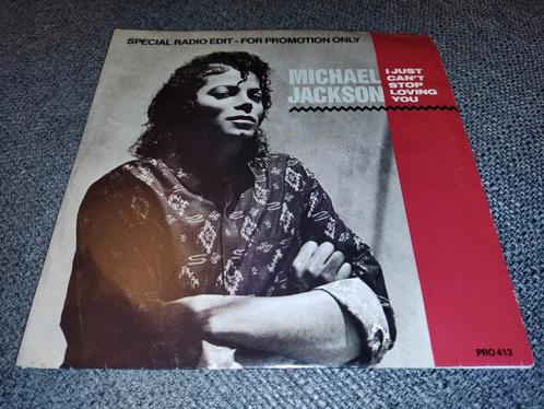 Michael Jackson | I Just Can't Stop Loving You PROMO PRO 413, Cd's en Dvd's, Vinyl Singles, Maxi-single, Pop, 7 inch, Ophalen of Verzenden