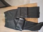 Lange broek nep leer maat 36, Ophalen of Verzenden, Zo goed als nieuw, Zwart