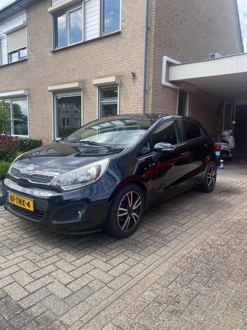 Kia Rio 1.2 I 5DRS 2012 Zwart, Auto's, Kia, Particulier, Rio, Airconditioning, Bluetooth, Centrale vergrendeling, Climate control