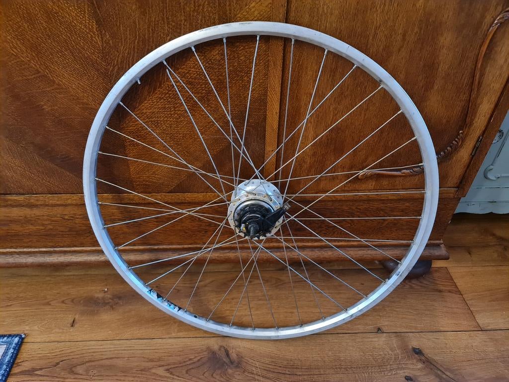 Achterwiel 28" Shimano Nexus 7 - Rollerbrake, Fietsen en Brommers, Fietsonderdelen, Gebruikt, Wiel, Ophalen