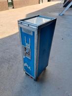Oude vliegtuig trolley KLM incl 3 mesjes klm, Verzamelen, Luchtvaart en Vliegtuigspotten, Ophalen, Gebruikt, Overige typen