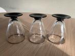 Set van 3 Vintage Glazen, Huis en Inrichting, Keuken | Servies, Glas of Glazen, Ophalen of Verzenden, Overige stijlen, Glas