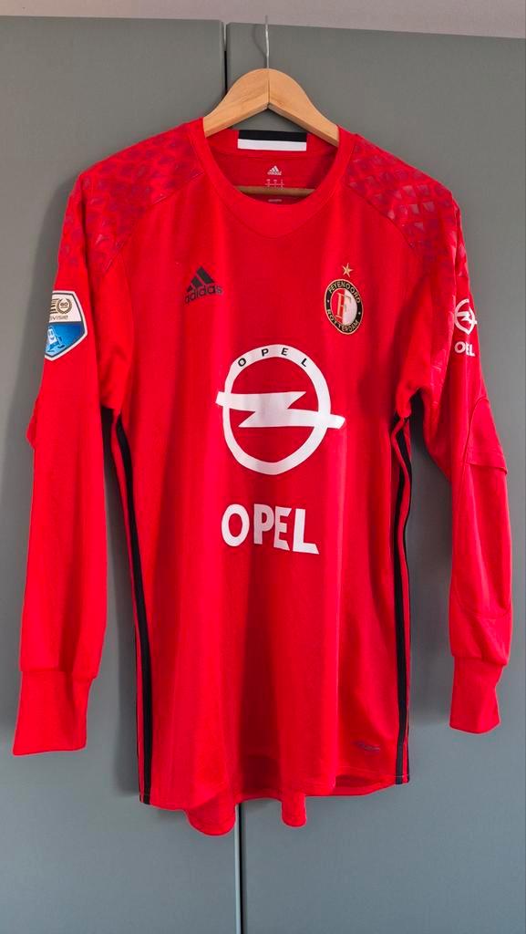 Feyenoord matchworn keepersshirt Kenneth Vermeer gesigneerd, Verzamelen, Sportartikelen en Voetbal, Zo goed als nieuw, Shirt, Feyenoord