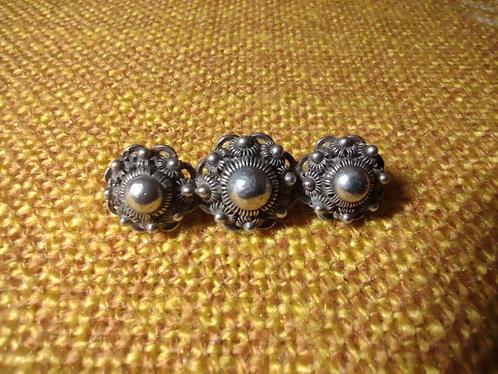 Mooie zilveren broche. Zeeuwse knoop of knop, Antiek en Kunst, Antiek | Goud en Zilver, Ophalen of Verzenden