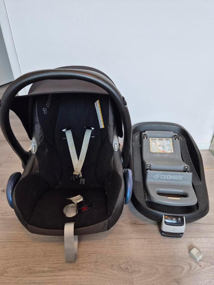Maxi-Cosi Cabriofix + FamilyFix Isofix, Kinderen en Baby's, Autostoeltjes, Gebruikt, Maxi-Cosi, 0 t/m 13 kg, Isofix, Zijbescherming
