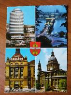 Ansichtkaart Hongarije Budapest 4 pictures 13411, Verzamelen, Ansichtkaarten | Buitenland, Ophalen of Verzenden