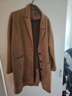 Bruin suède jas, Kleding | Dames, Jassen | Zomer, Ophalen, Zo goed als nieuw, Bruin