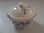 Brocante Saint Uze Pot met Deksel, Ophalen of Verzenden