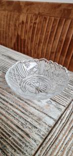 Boheems kristallen bakje - geslepen glas, Ophalen of Verzenden