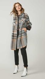 Prachtige geruite blouse/jas maat 38 Summum, Kleding | Dames, Blouses en Tunieken, Maat 38/40 (M), Summum Woman, Bruin, Ophalen of Verzenden