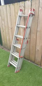 Altrex aluminium vlisotrap 3meter met leuning, Doe-het-zelf en Verbouw, Ladders en Trappen, Ophalen of Verzenden, Zo goed als nieuw