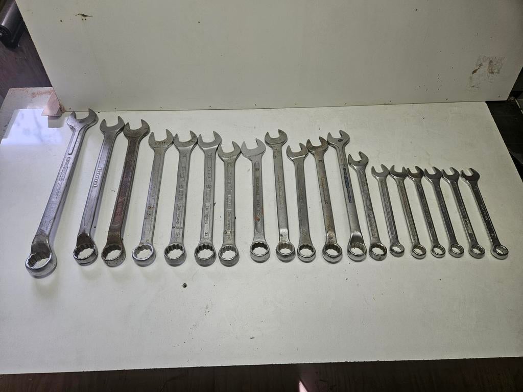 Grote maten ring/steeksleutels 19-32 mm, Ophalen of Verzenden, Nieuw