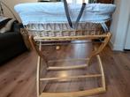 Izziwotnot vintage  style rieten wieg met schommelfunctie, Ophalen, Zo goed als nieuw, Wieg
