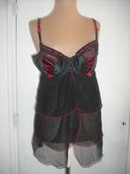 nachthemd / babydoll maat M, Kleding | Dames, Verzenden, Zwart, Nachtkleding