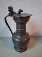 Tinnen klepkan (steenbok) hoogte 23 cm fraaie uitv. Gaaf., Antiek en Kunst, Ophalen of Verzenden