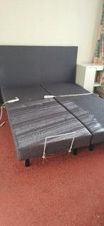 Elektrisch 2persoons bed, Ophalen, Verstelbaar, Zwart, Zo goed als nieuw